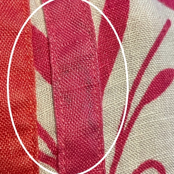 Boden Cleo Kaftan Tunic Cover-Up Mini-Dress Top White Pink Floral Size‎ 6R Women - Picture 11 of 12